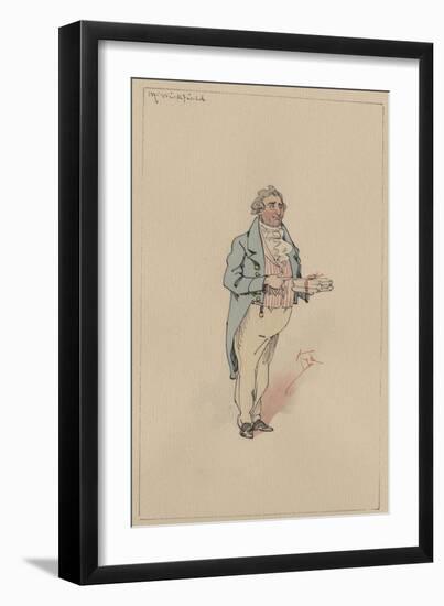 Mr Wickfield, C.1920s-Joseph Clayton Clarke-Framed Giclee Print