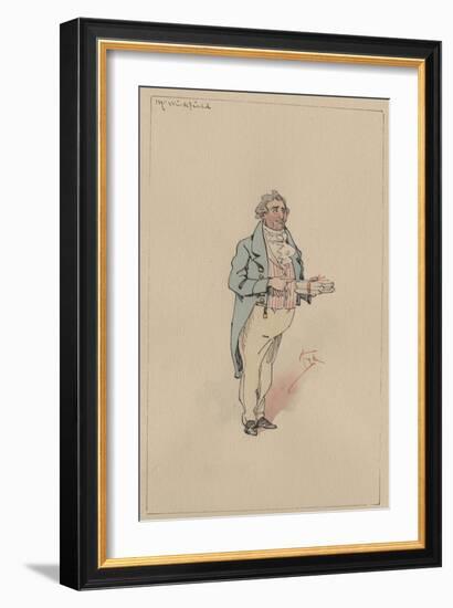 Mr Wickfield, C.1920s-Joseph Clayton Clarke-Framed Giclee Print