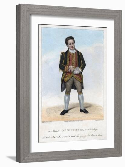 Mr Wilkinson as Michael in Free and Easy, 1822-R Cooper-Framed Giclee Print