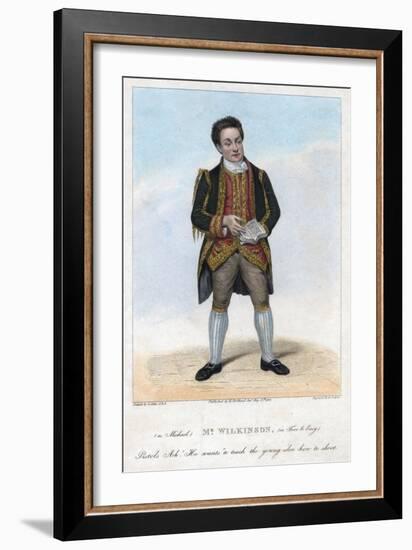 Mr Wilkinson as Michael in Free and Easy, 1822-R Cooper-Framed Giclee Print