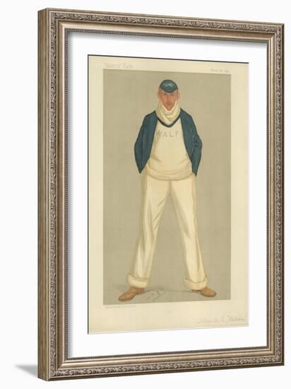 Mr William Alfred Littledale Fletcher-Sir Leslie Ward-Framed Giclee Print