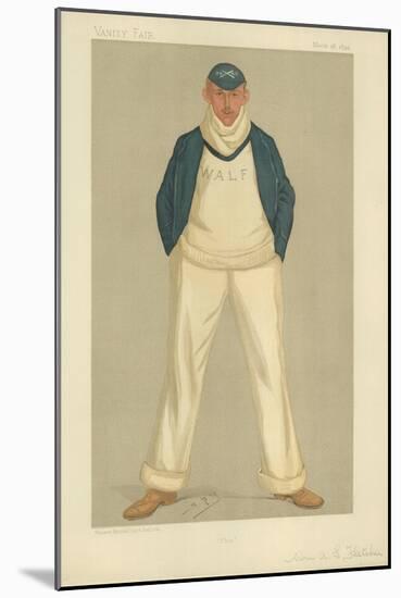 Mr William Alfred Littledale Fletcher-Sir Leslie Ward-Mounted Giclee Print