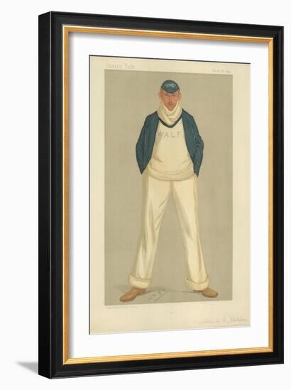 Mr William Alfred Littledale Fletcher-Sir Leslie Ward-Framed Giclee Print