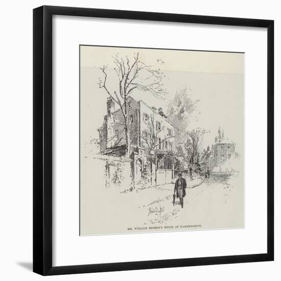 Mr William Morris's House at Hammersmith-Herbert Railton-Framed Giclee Print