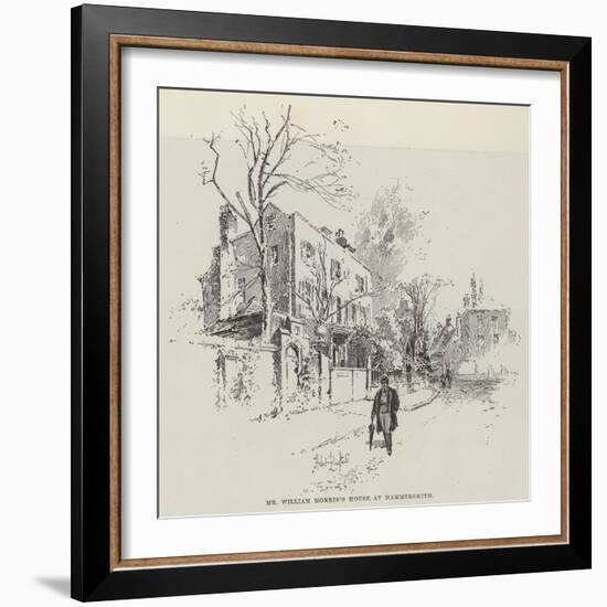 Mr William Morris's House at Hammersmith-Herbert Railton-Framed Giclee Print