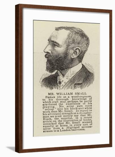 Mr William Small-null-Framed Giclee Print