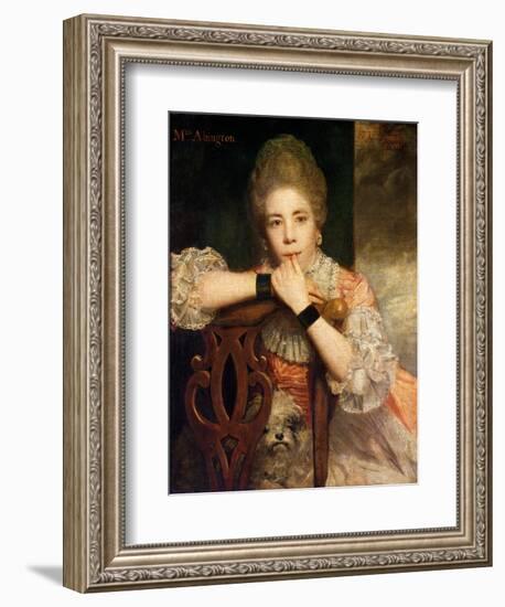 Mrs. Abington, 1771-Sir Joshua Reynolds-Framed Giclee Print