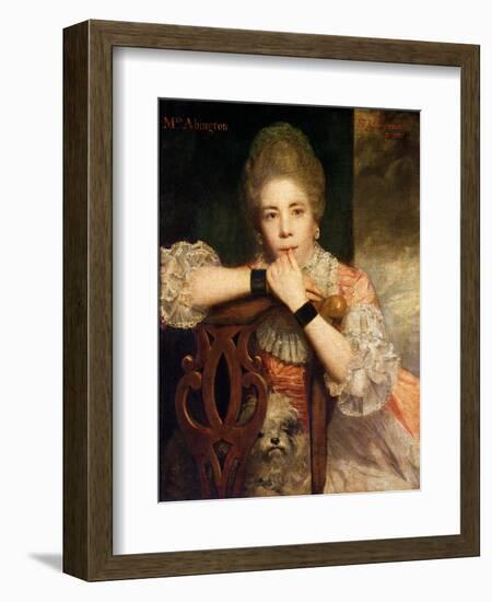 Mrs. Abington, 1771-Sir Joshua Reynolds-Framed Giclee Print