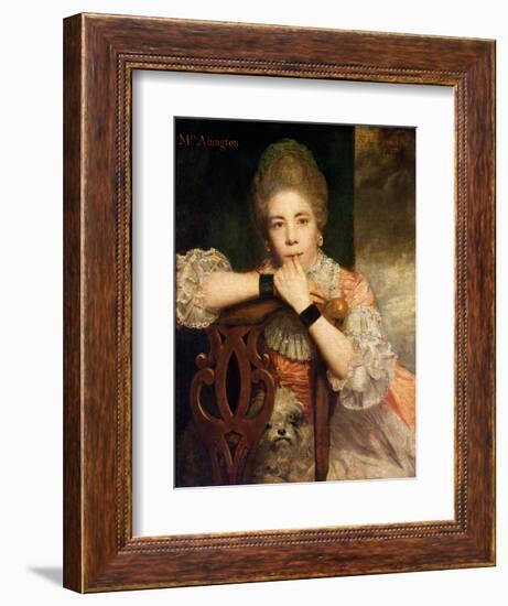 Mrs. Abington, 1771-Sir Joshua Reynolds-Framed Giclee Print