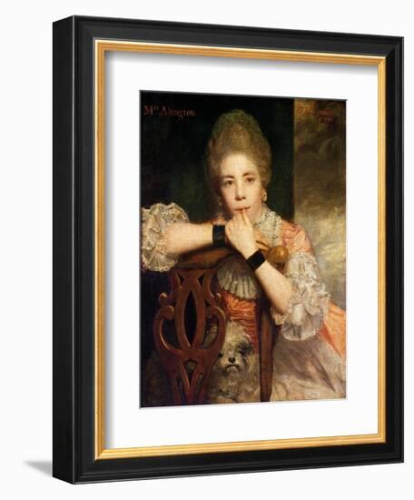 Mrs. Abington, 1771-Sir Joshua Reynolds-Framed Giclee Print