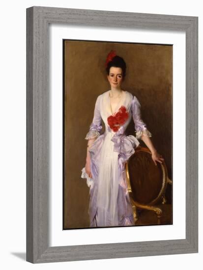 Mrs. Archibald Douglas Dick, 1886 (Oil on Canvas)-John Singer Sargent-Framed Giclee Print