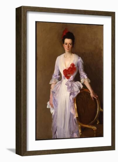 Mrs. Archibald Douglas Dick, 1886 (Oil on Canvas)-John Singer Sargent-Framed Giclee Print