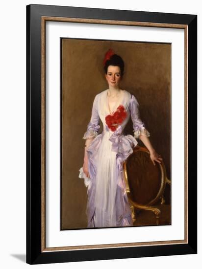 Mrs. Archibald Douglas Dick, 1886 (Oil on Canvas)-John Singer Sargent-Framed Giclee Print