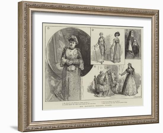 Mrs Bancroft's Tableaux Vivants-null-Framed Giclee Print