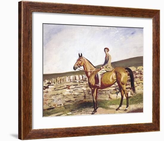 Mrs Bawden-Sir Alfred Munnings-Framed Premium Giclee Print