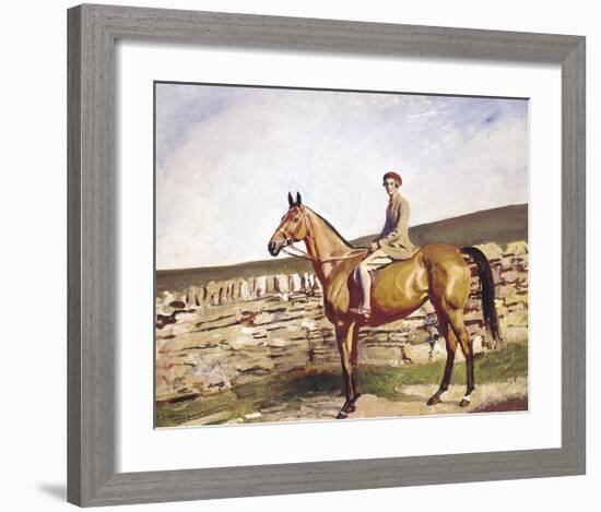 Mrs Bawden-Sir Alfred Munnings-Framed Premium Giclee Print