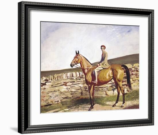 Mrs Bawden-Sir Alfred Munnings-Framed Premium Giclee Print