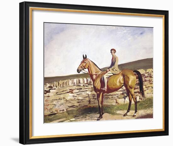 Mrs Bawden-Sir Alfred Munnings-Framed Premium Giclee Print