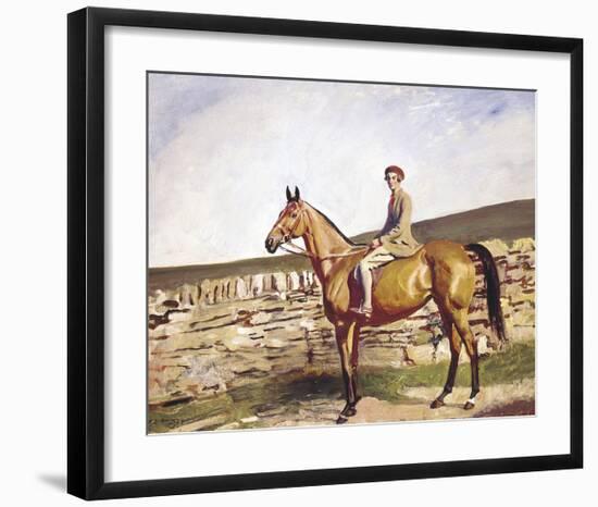 Mrs Bawden-Sir Alfred Munnings-Framed Premium Giclee Print