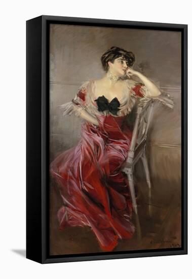 Mrs Bell-Giovanni Boldini-Framed Premier Image Canvas