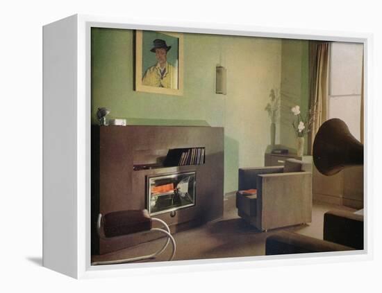 Mrs Betty Fraser's flat at 28a, Upper Gloucester Place, London, 1932-Unknown-Framed Premier Image Canvas