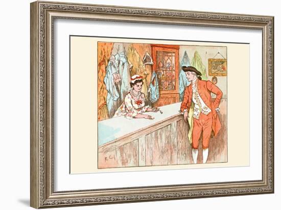 Mrs. Blaize Always Lent to the Poor from Her Pawn Shop-Randolph Caldecott-Framed Art Print