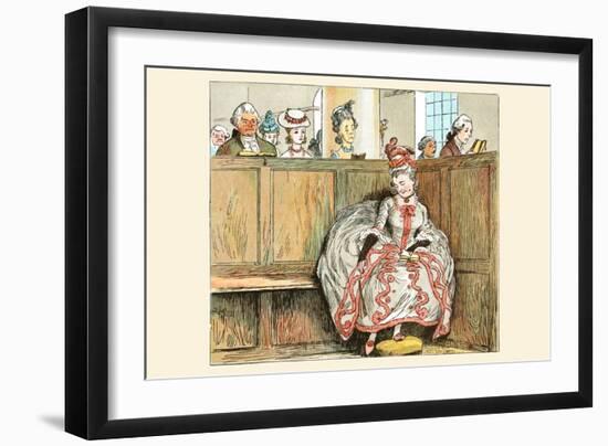 Mrs. Blaize Always Looked Wonderful When She Went to Church-Randolph Caldecott-Framed Art Print