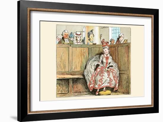 Mrs. Blaize Always Looked Wonderful When She Went to Church-Randolph Caldecott-Framed Art Print