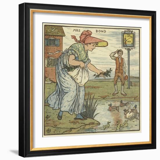 Mrs Bond-Walter Crane-Framed Giclee Print