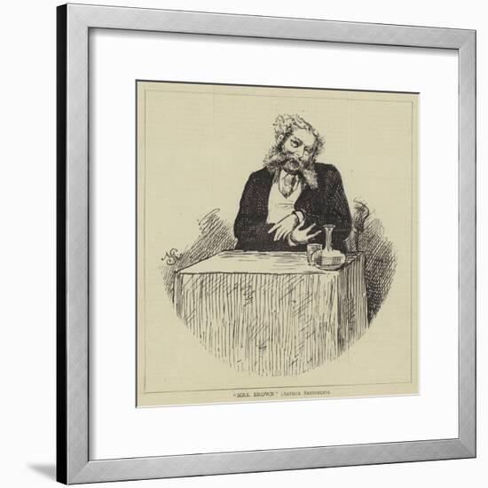 Mrs Brown (Arthur Sketchley)-null-Framed Giclee Print