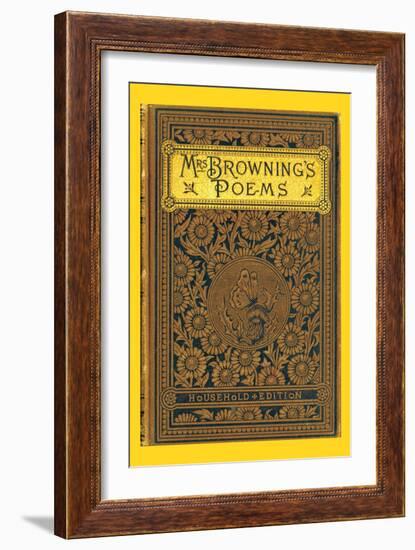 Mrs. Browning's Poems-null-Framed Art Print