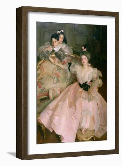 Mrs. Carl Meyer, Later Lady Meyer, and Her Two Children, 1896-John Singer Sargent-Framed Giclee Print