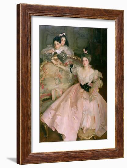 Mrs. Carl Meyer, Later Lady Meyer, and Her Two Children, 1896-John Singer Sargent-Framed Giclee Print