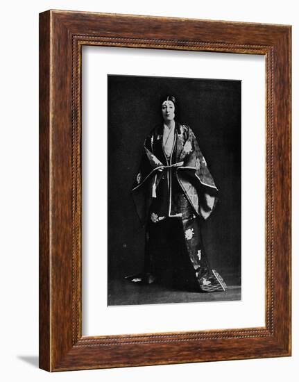 Mrs. Charles Burnett in a 15th-Century Japanese Court costume-Julian Leonard Street-Framed Photographic Print
