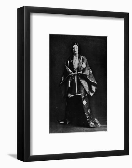 Mrs. Charles Burnett in a 15th-Century Japanese Court costume-Julian Leonard Street-Framed Photographic Print