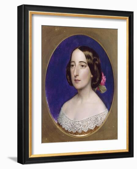 Mrs Coventry Patmore, Pre 1856-John Brett-Framed Giclee Print