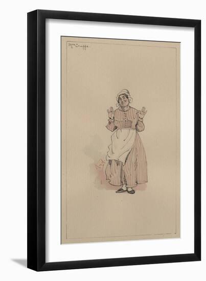 Mrs Crupps, C.1920s-Joseph Clayton Clarke-Framed Giclee Print