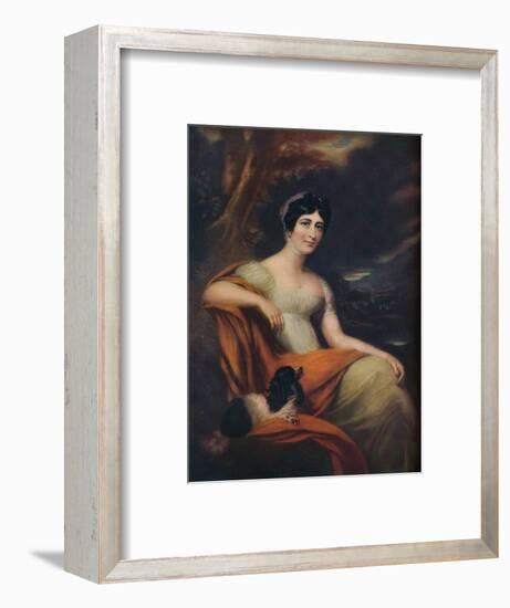 Mrs Cunliffe Offley, (1913)-L Busiere-Framed Giclee Print