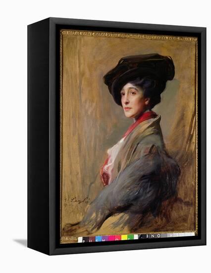 Mrs David Beatty, Later the Countess Beatty-Philip Alexius De Laszlo-Framed Premier Image Canvas