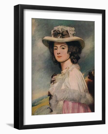 'Mrs. Davies Davenport', 1782-1784-George Romney-Framed Giclee Print