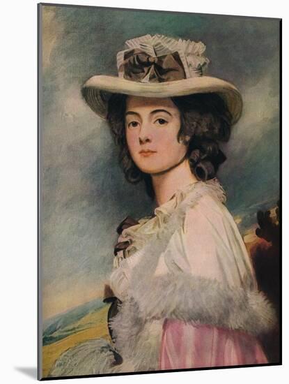 'Mrs. Davies Davenport', 1782-1784-George Romney-Mounted Giclee Print