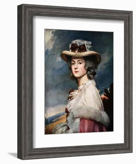 Mrs Davies Davenport, 1782-1784-George Romney-Framed Giclee Print