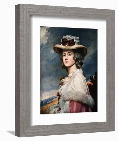 Mrs Davies Davenport, 1782-1784-George Romney-Framed Giclee Print