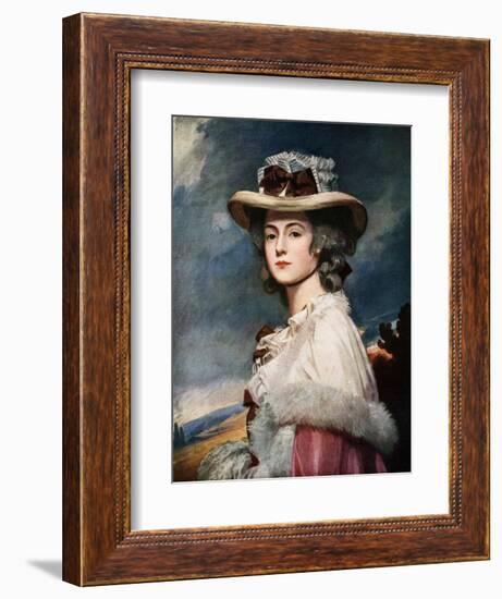 Mrs Davies Davenport, 1782-1784-George Romney-Framed Giclee Print