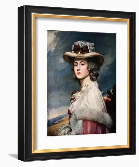 Mrs Davies Davenport, 1782-1784-George Romney-Framed Giclee Print