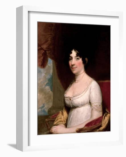 Mrs. Dolley Madison, 1804-Gilbert Stuart-Framed Giclee Print