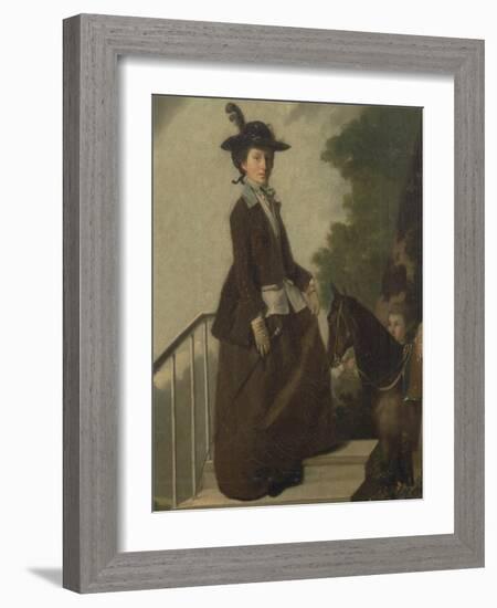 Mrs. Edward Bridgeman-Henry Walton-Framed Giclee Print