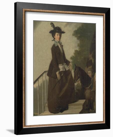 Mrs. Edward Bridgeman-Henry Walton-Framed Giclee Print