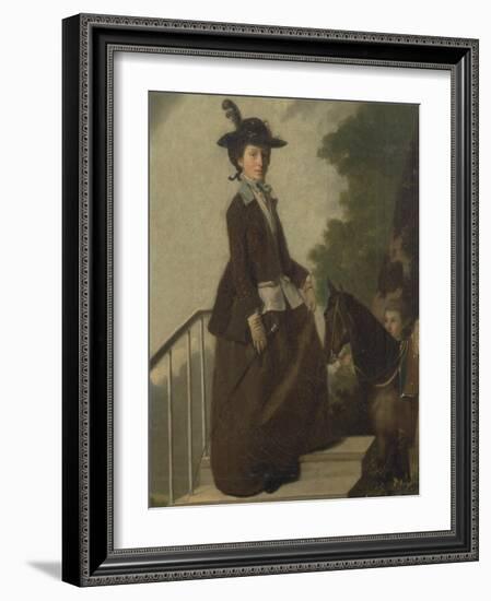 Mrs. Edward Bridgeman-Henry Walton-Framed Giclee Print