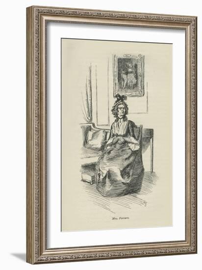 Mrs Ferrars, 1896-Hugh Thomson-Framed Giclee Print